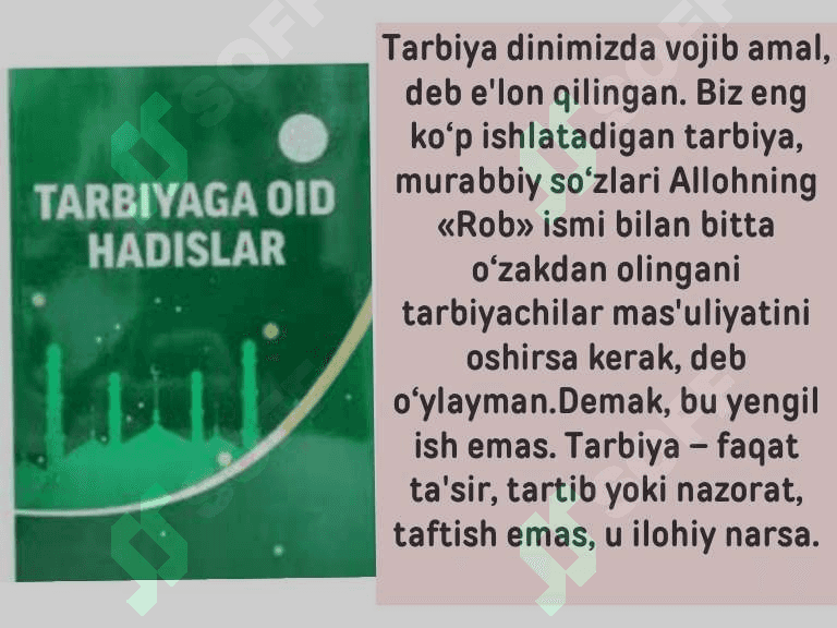 Hadisi Sharifda ta‘lim-tarbiyaning yoritilishi 4
