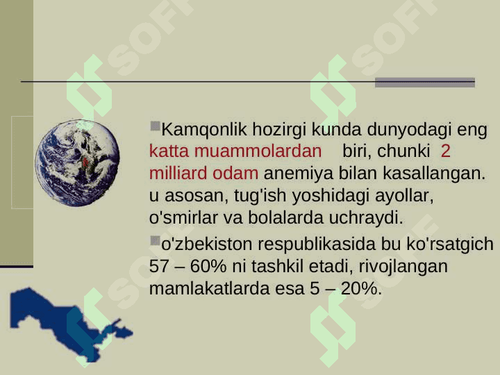 Bolalarda tanqislik anemiyalari 2
