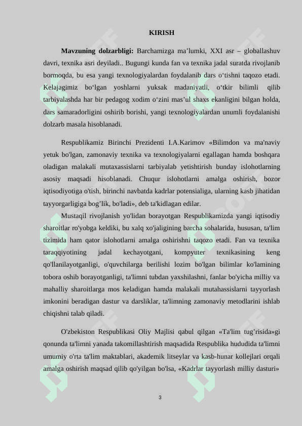 Informatika darslarida o'quvchilar bilim malaka va ko'nikmalarini nazorat qilishni zamonaviy vositalari 3