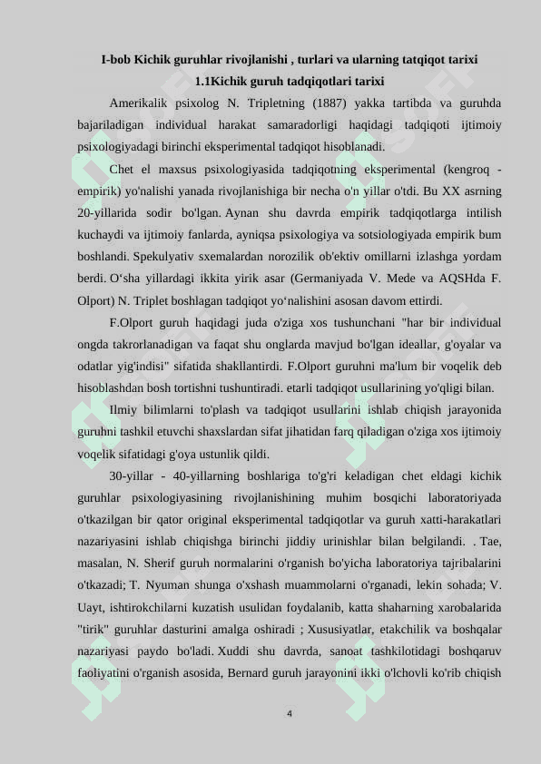 Kichik guruhlar psixologiyasi 4
