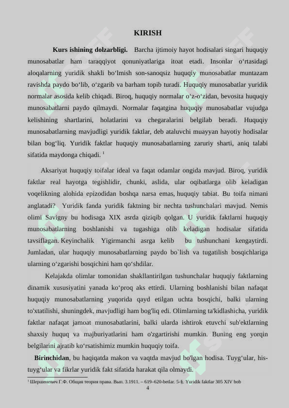 YURIDIK FAKTLAR 4