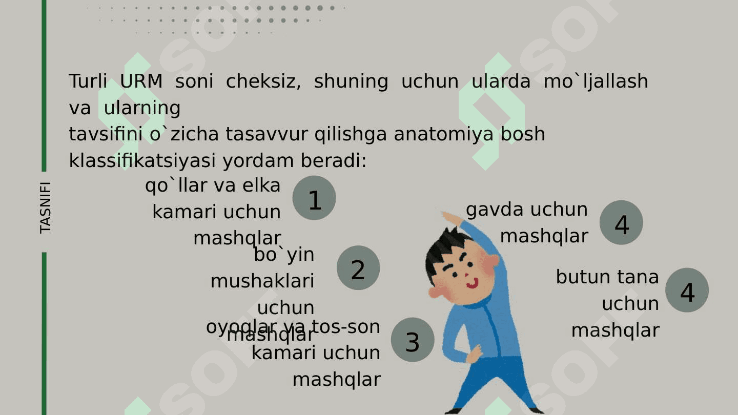 Umumrivojlantiruvchi mashqlar 4