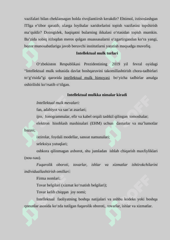 Ilmiy tadqiqot, ishlanmalar va texnlogiyalar natijalarini tijoratlashtirish bosqichlari 3