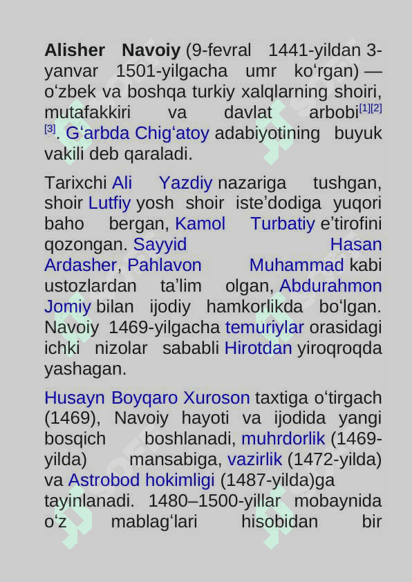 Alisher Navoiy hayoti va ijodi 2