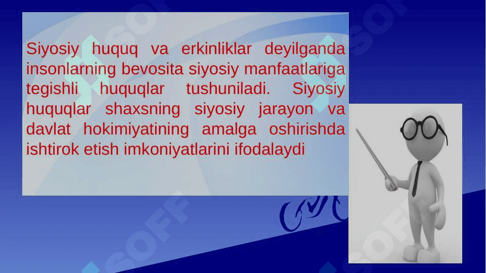 Fuqarolarning siyosiy huquqlari va demokratik erkinliklar 3