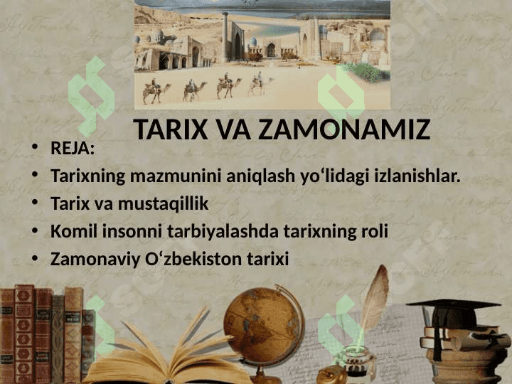 Tarix va zamonamiz. 2