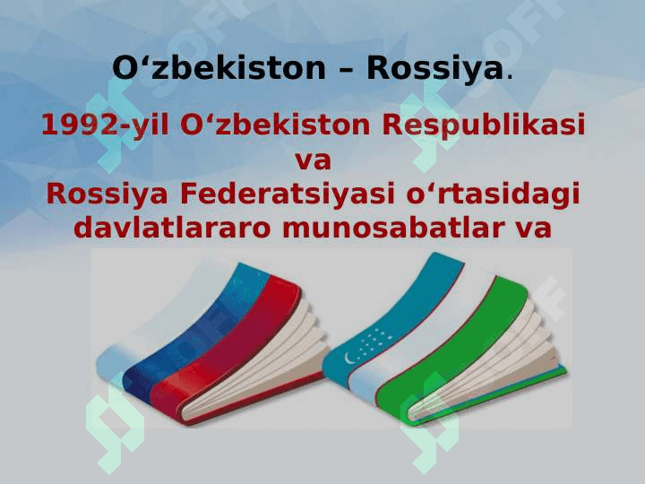O'zbekiston Respublikasining Rossiya, Xitoy va AQSH bilan o'zaro munosabati. 2