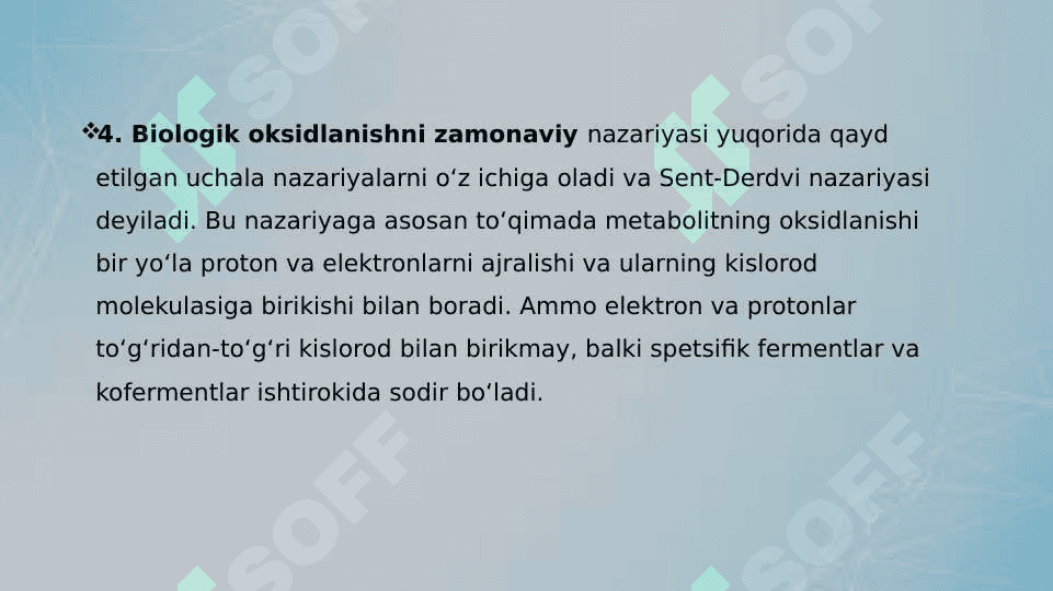 Biologik oksidlanish 8