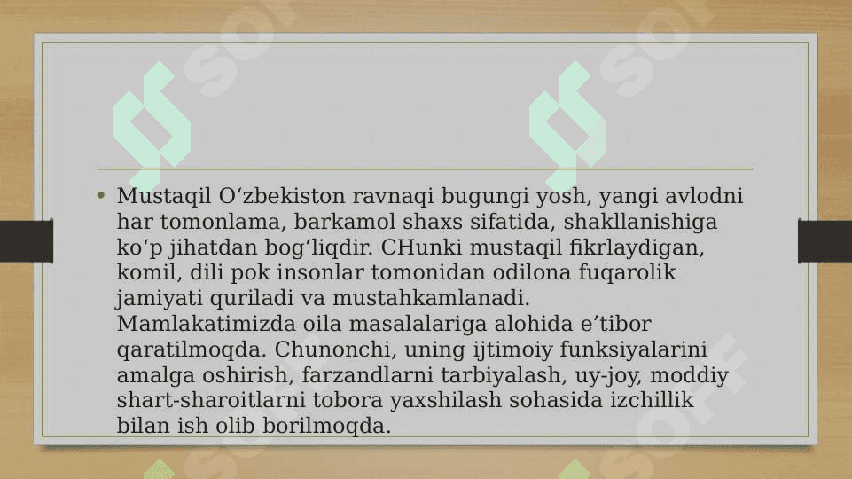 Oilada bola tarbiyasi toifalari, oqibatlari 2