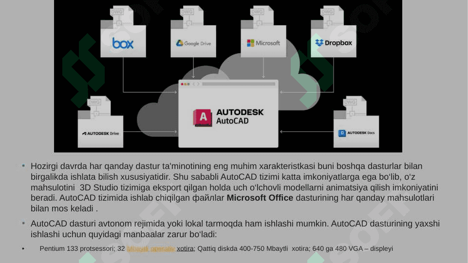 "Autocad dasturi standart primitivlari" 5