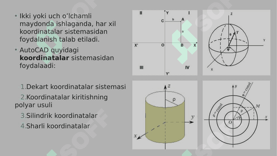 "Autocad dasturi standart primitivlari" 6