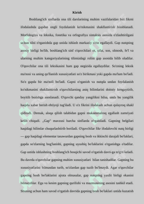 Boshlang’ich sinflarda sintaksis va punktuatsiya elementlari ustida ishlash metodikasi 4