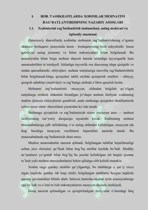 Kadrlar menejmenti yonalishi kurs ishi 7