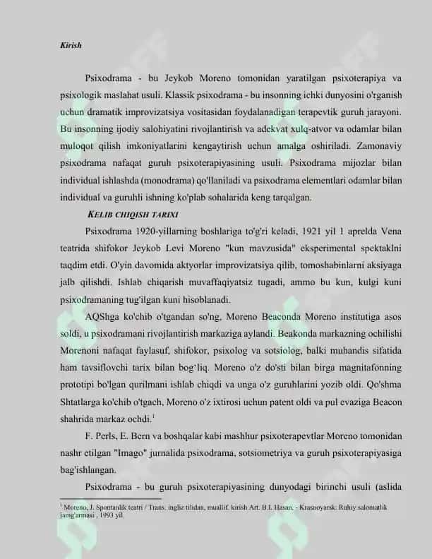 Sotsial psixologik treningda psixodramani tashkil etish 2