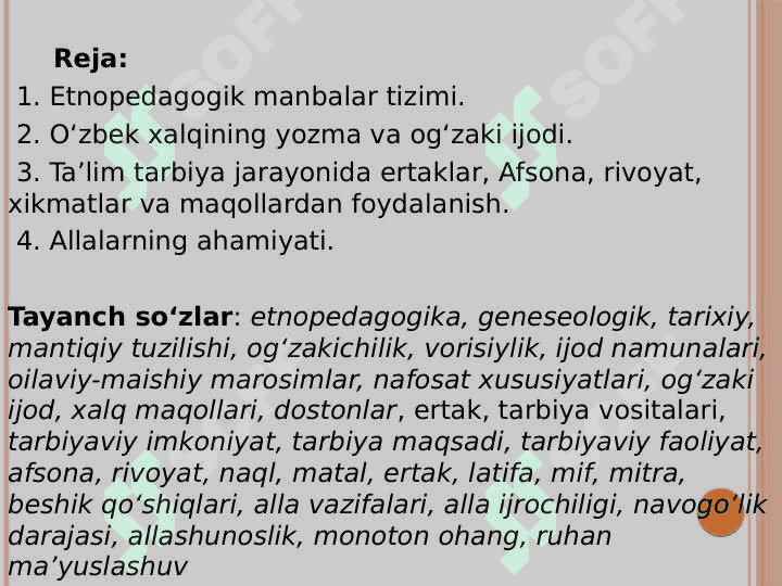 XALQ PEDAGOGIKASI  VA O‘ZBEK XALQ OG‘ZAKI IJODI 2