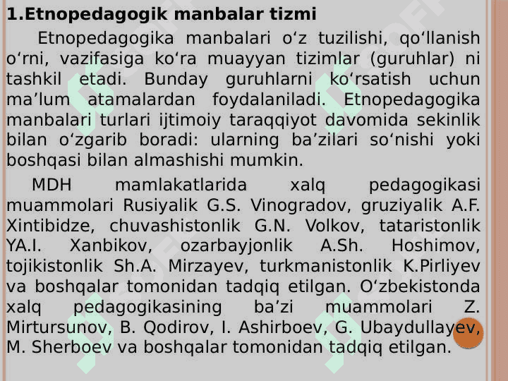 XALQ PEDAGOGIKASI  VA O‘ZBEK XALQ OG‘ZAKI IJODI 3