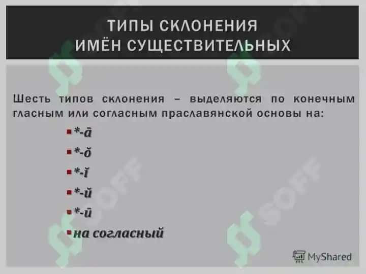 История имён существительных 4