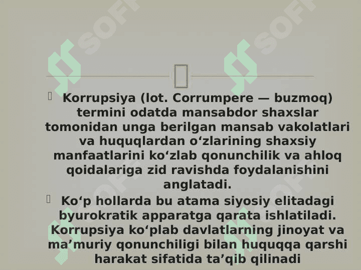O'ZBEKISTONDA KORRUKSIYA QARSHI KURASHNING HUQUQIY VA INSTITUSIONAL 4