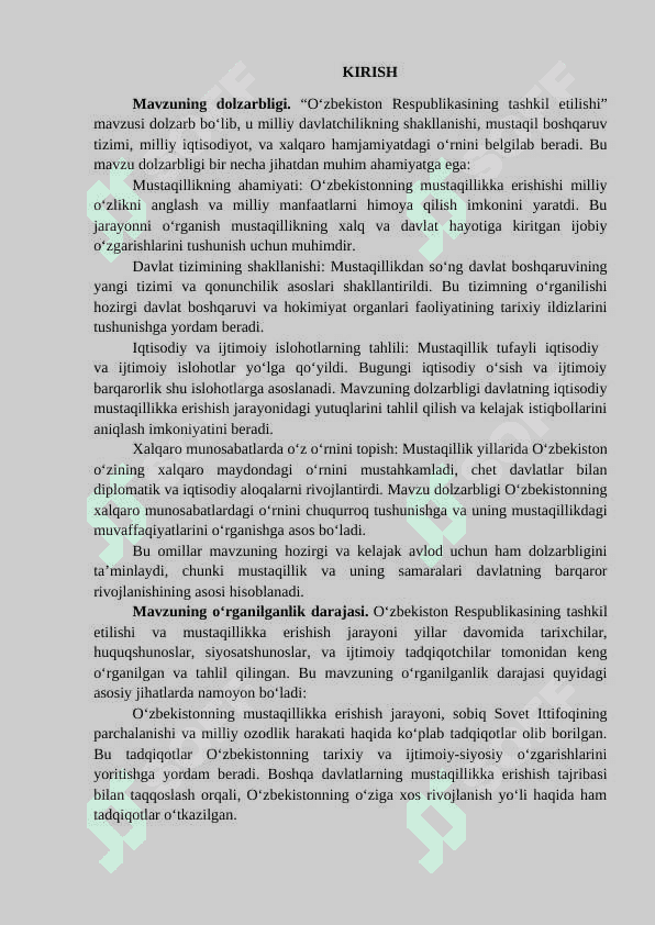 Mustaqillikka erishish arafasida Oʻzbekistonda ijtimoiy-siyosiy jarayon 3