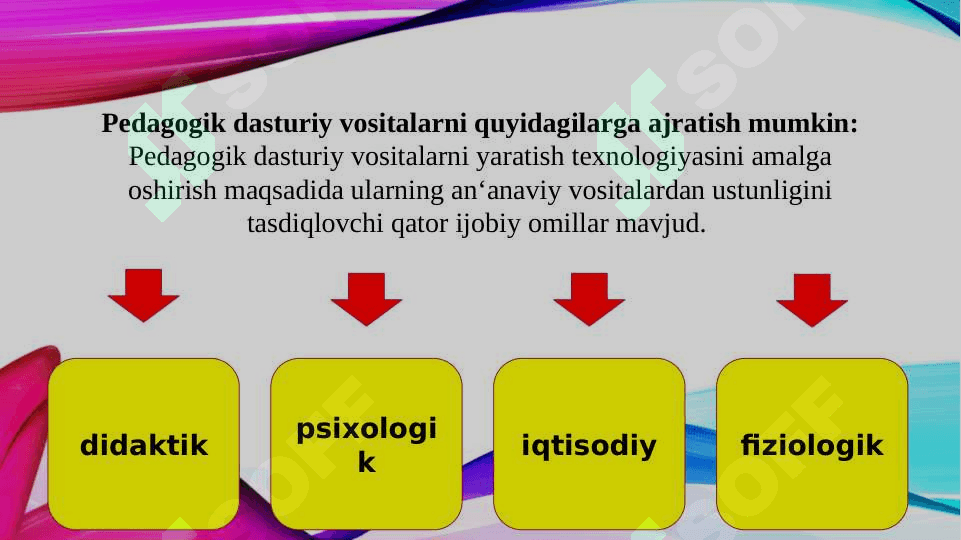 Pedagogik dasturiy vositalarni loyihalash 5