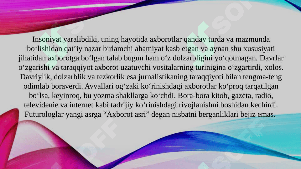 OAV aholini mediasavodxonligini oshiruvchi vosita sifatida 3