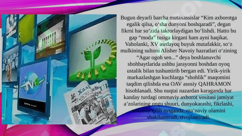 OAV aholini mediasavodxonligini oshiruvchi vosita sifatida 4
