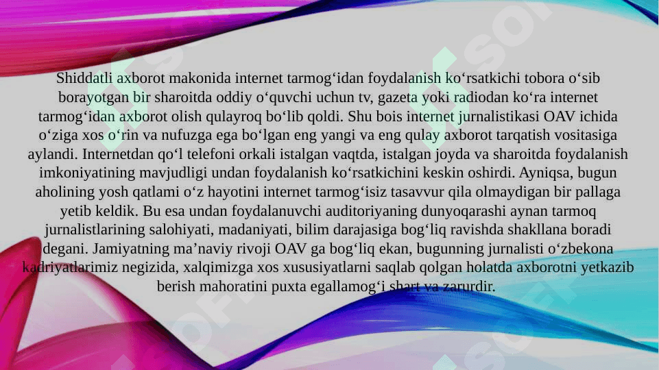 OAV aholini mediasavodxonligini oshiruvchi vosita sifatida 6