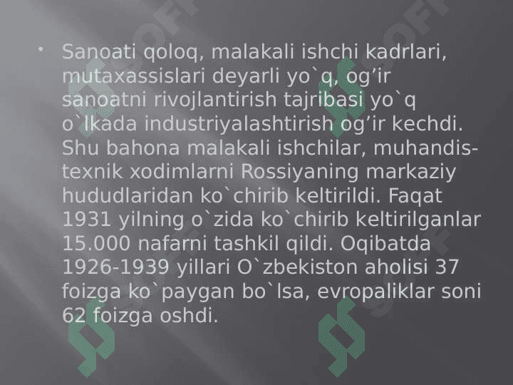 Ikkinchi jahon urushi yillarida o’zbek  xalqining fashizm ustidan qozonilgan g’alabaga qo’shgan hissasi 3