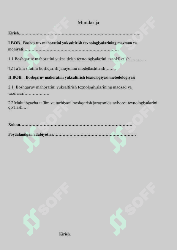 Boshqaruv mahoratini yuksaltirish texnologiyalari 2