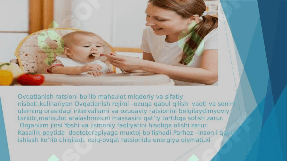 BOLALARNING OVQATLANISHI 2