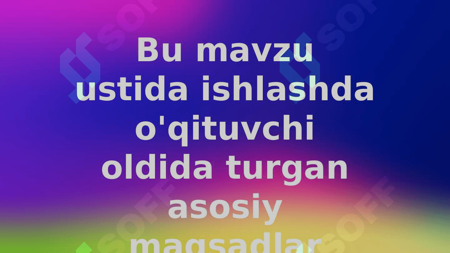 BOSHLANG'ICH SINFLARDA NOMANFIY BUTUN SONLAR USTIDA ARIFMETIK AMALLARNI O'RGATISH METODIKASI 7
