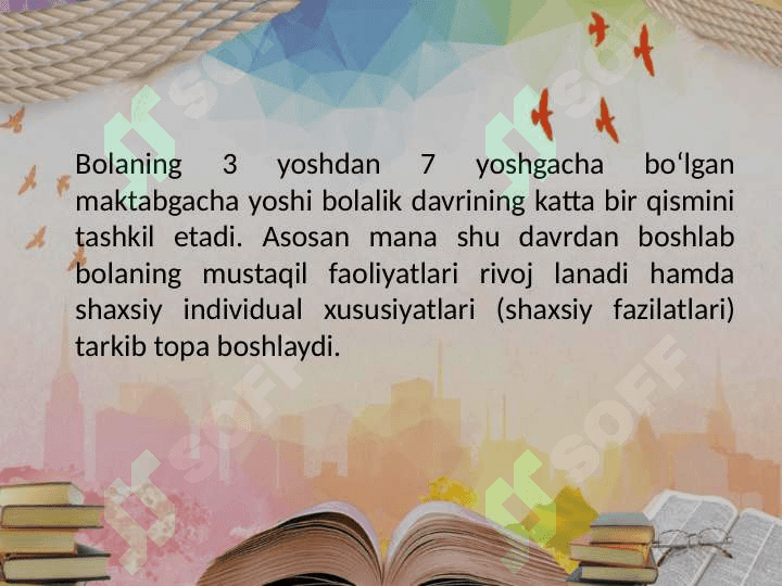 Maktabgacha yosh davri psixologik xususiyatlari 3