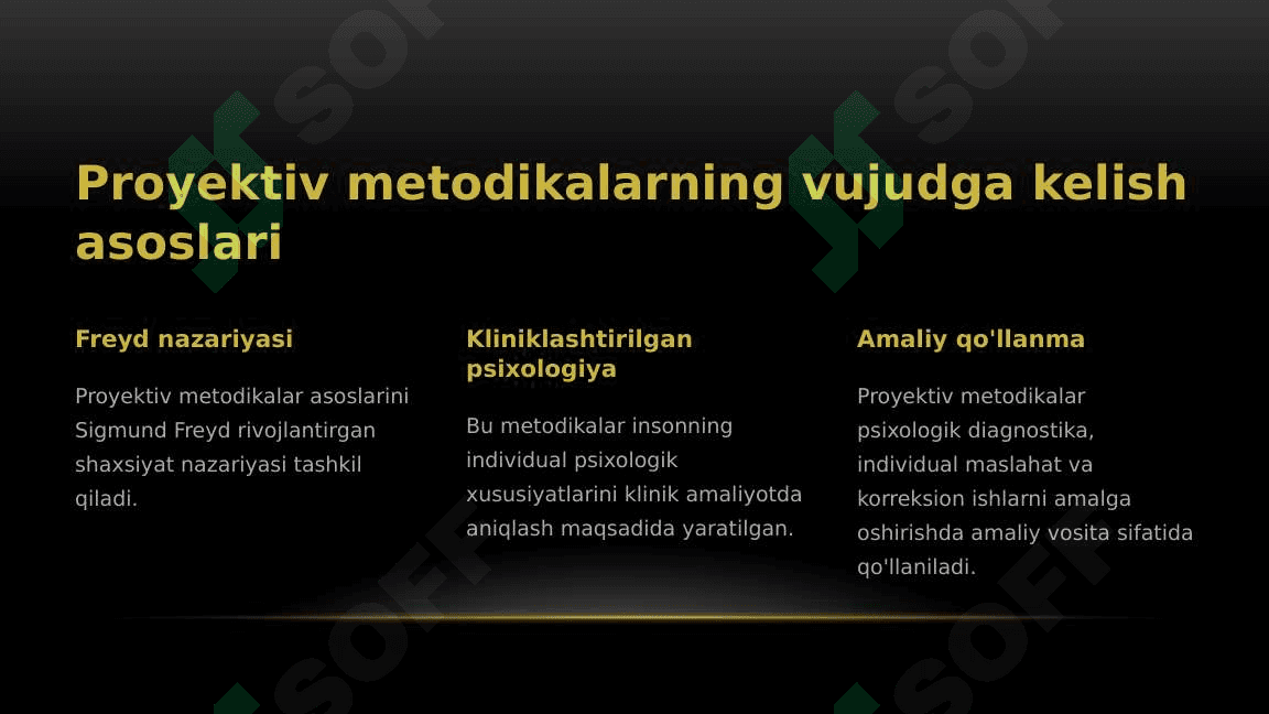 Proyektiv metodikalar tarixi 2