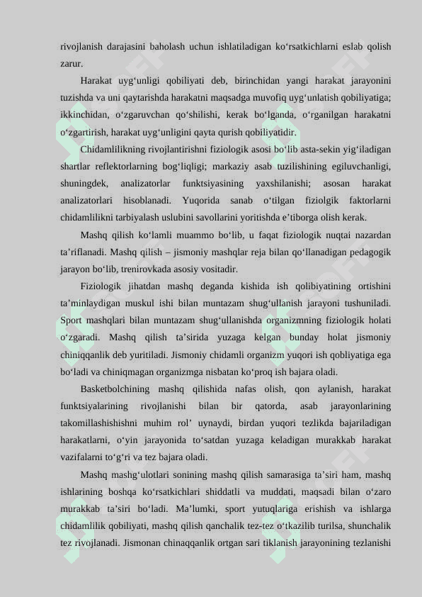 Basketbolchilarning tayyorgarlik davrlari va ularning xususiyatlari 8