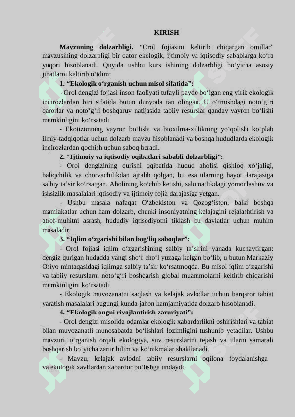Orol fojiasini keltirib chiqargan omillar 3