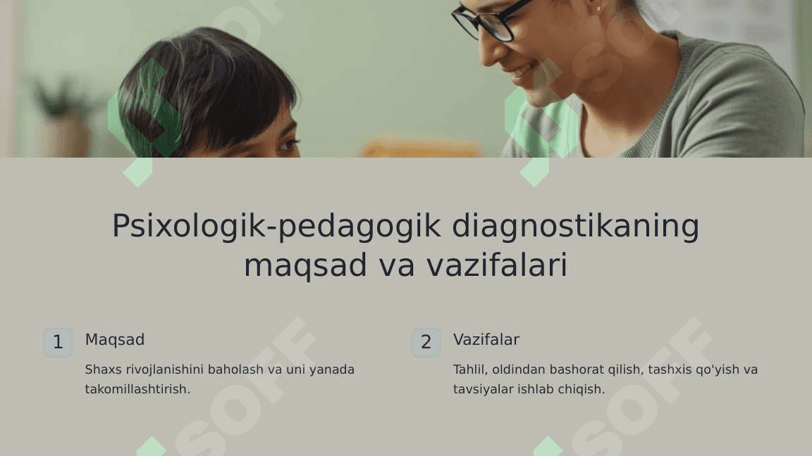 Psixologik-pedagogik diagnostikaning asosiy tamoyillari 2