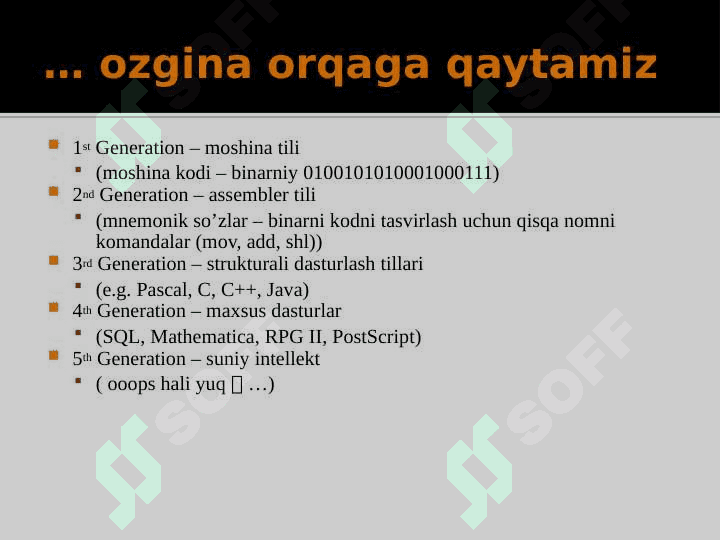 C/C++: Umumiy tushunchalar 2