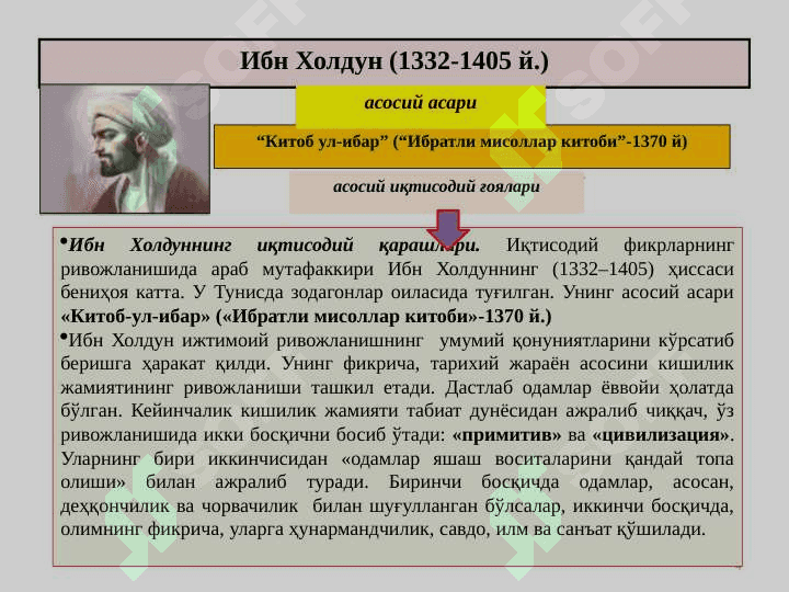 Ўрта асрлардаги иқтисодий қарашлар. IX-XII асрларда Марказий Осиёдаги иқтисодий қарашлар. 4