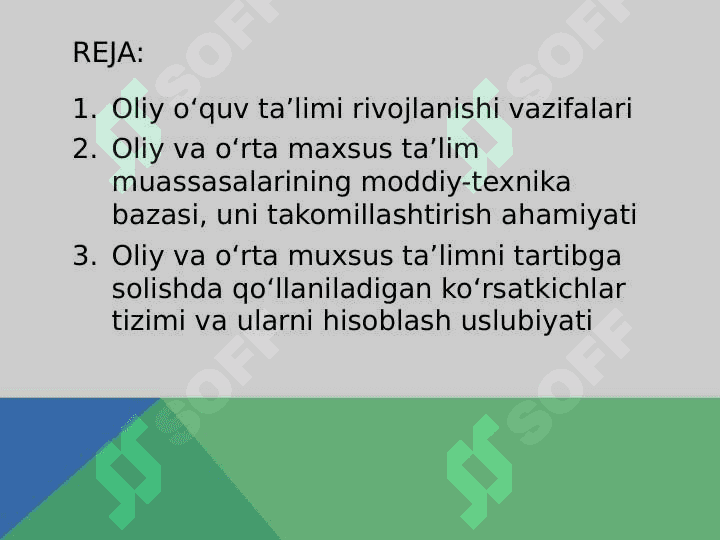 OLIY VA O‘RTA MAXSUS TA’LIMNING RIVOJLANISHI 2