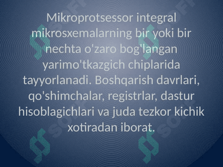 Markaziy protsessorni turini aniqlash,profilaktik xizmat ko'rsatish,mikroprotsesesor brendlari 4