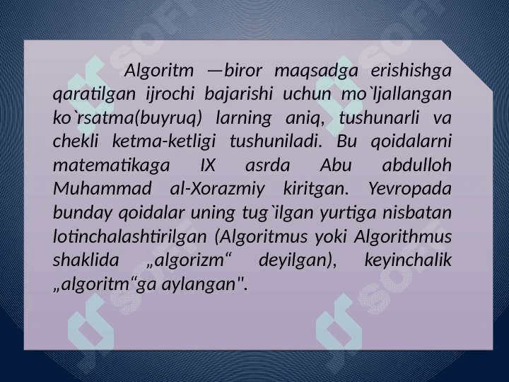 Algoritmlar tahlili va ularni ishlab chiqish metodlari 3