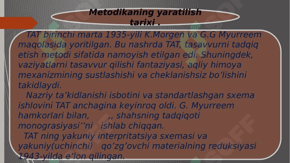 Tematik  appersepsiya testi ‘’ (TAT)    metodikasi. 4
