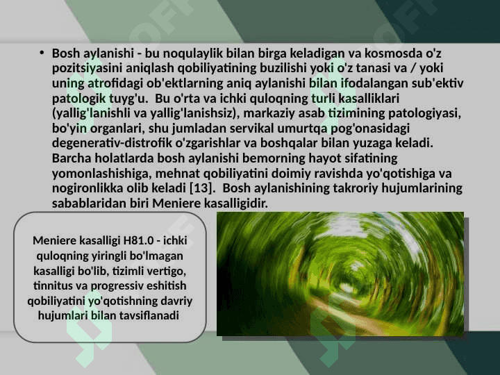 Meniere kasalligi 2