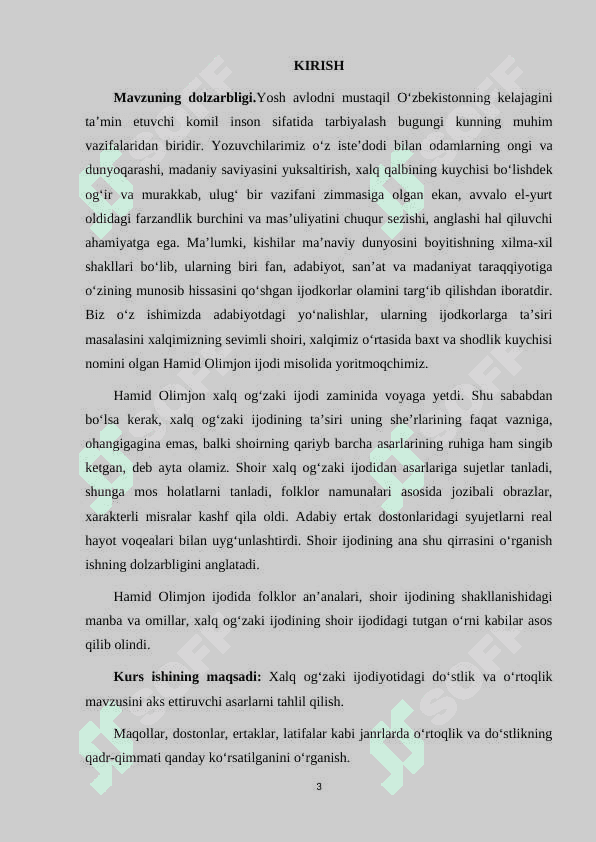 XALQ OG'ZAKI IJODIYOTIDA O'RTOQLIK-DO'STLIK TARBIYASI 3