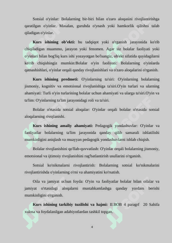 O'YIN BOLA FAOLIYATINING ASOSIY TURI SIFATIDA 4