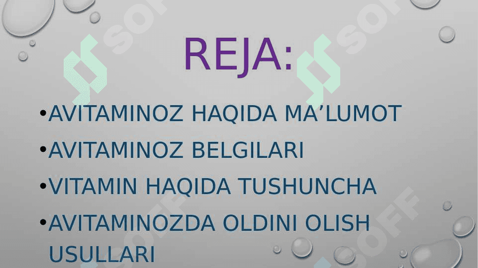 AVITAMINOZ 2