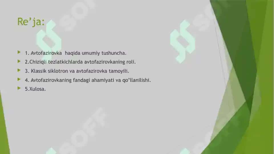 Avtofazirovka haqida umumiy tushuncha 2