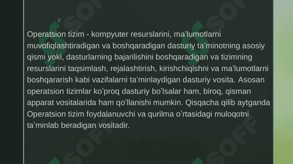 Operatsion tizimlar 2
