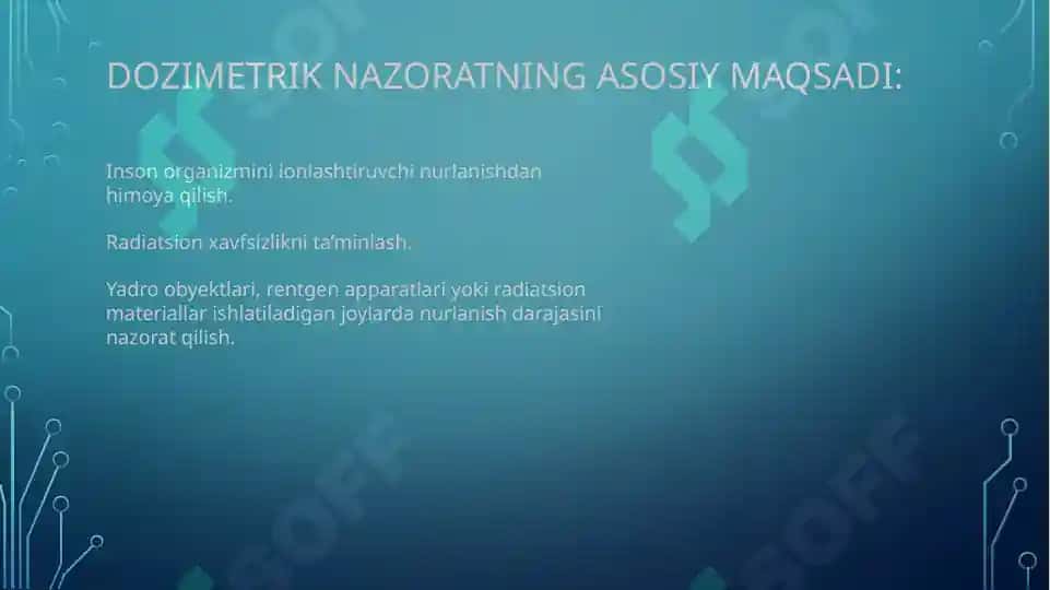 Dozimetrik nazorat asboblari. Ionizatsion kameralar. Geyger schetchiklari 3