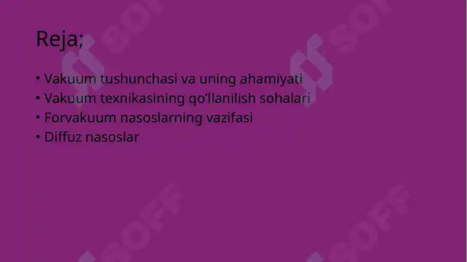 Forvakuum va diffuz nasoslar 2 2